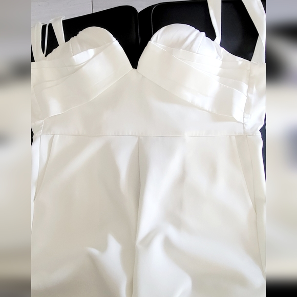 Classy White Jumpsuit - Picture 2 of 2